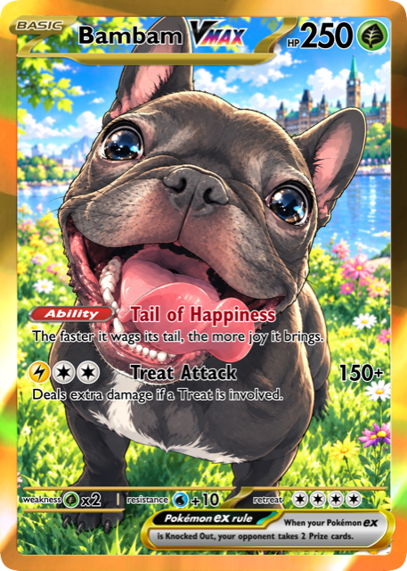 Pet keepsake card